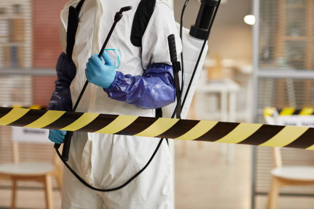 Professional Biohazard technician working in Yorktown, TX